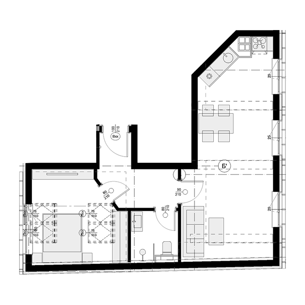 План на АПАРТАМЕНТ 36