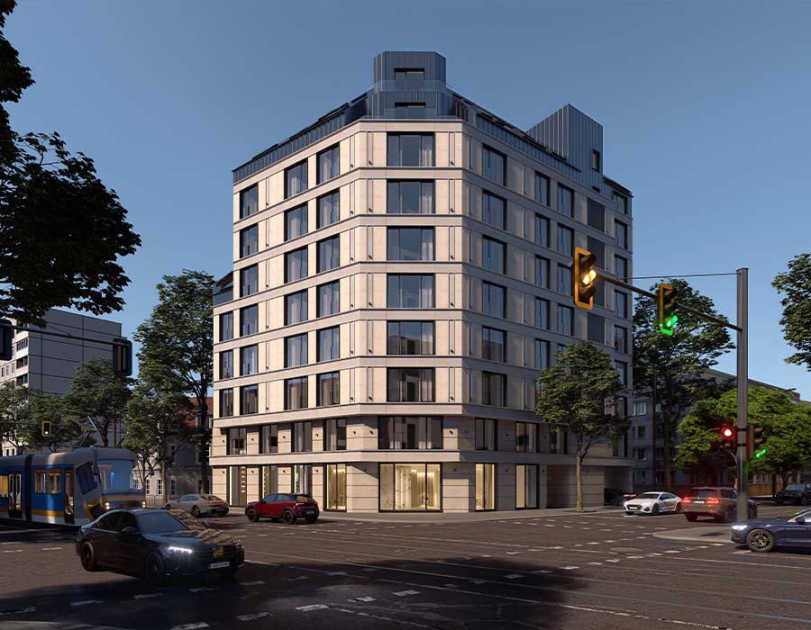 MADRID RESIDENCE front elevation by day