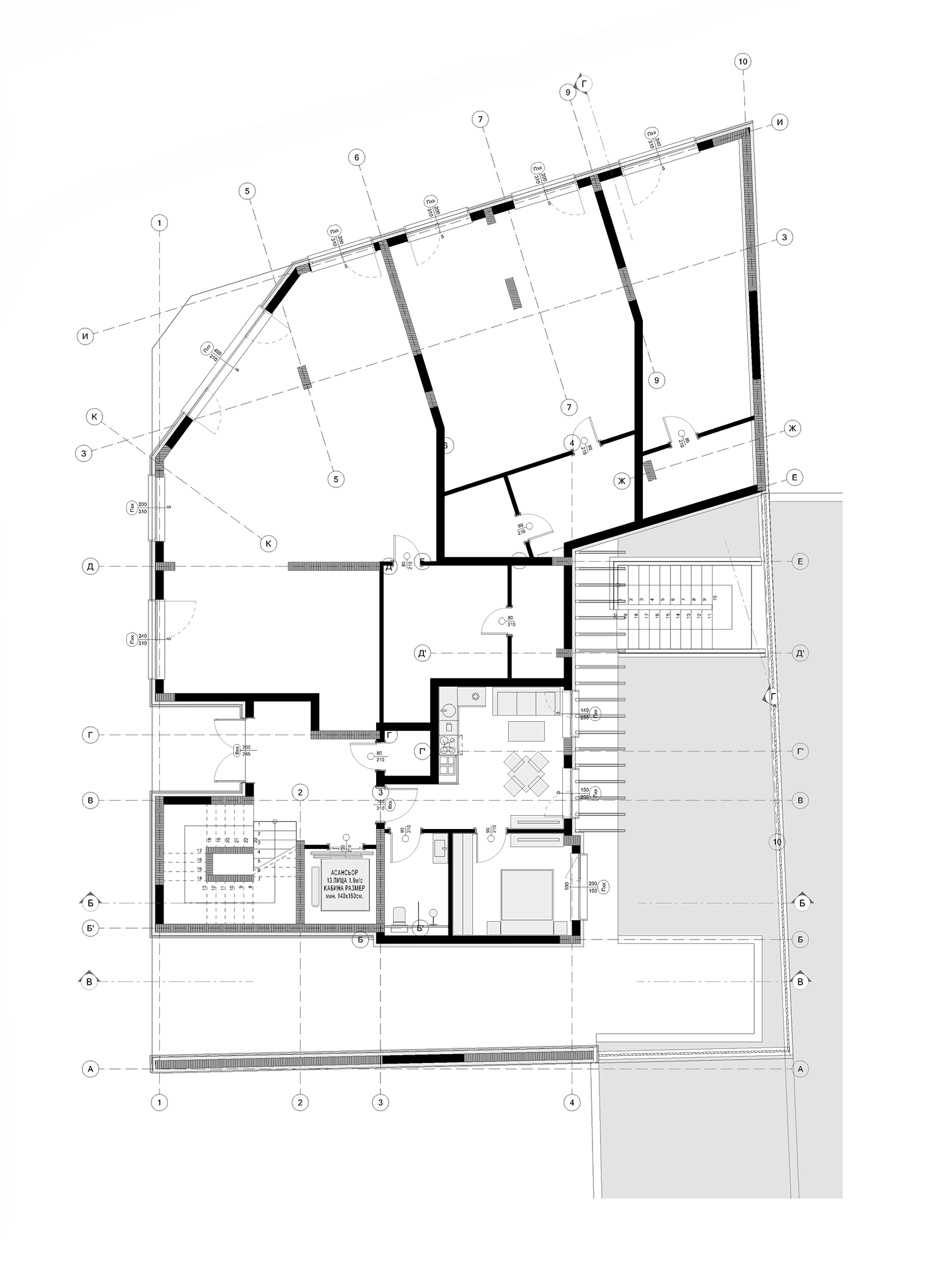 Floor plan for Ground Floor at MADRID RESIDENCE